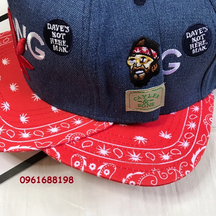 Mũ snapback Cayler Cheech and chong