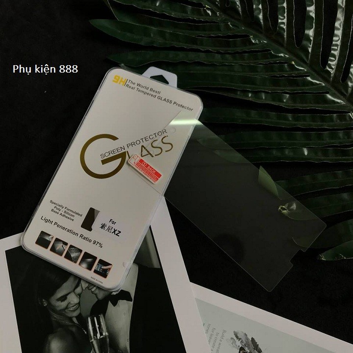Combo kính cường lực và ốp silicon Sony Xperia XZ Glass
