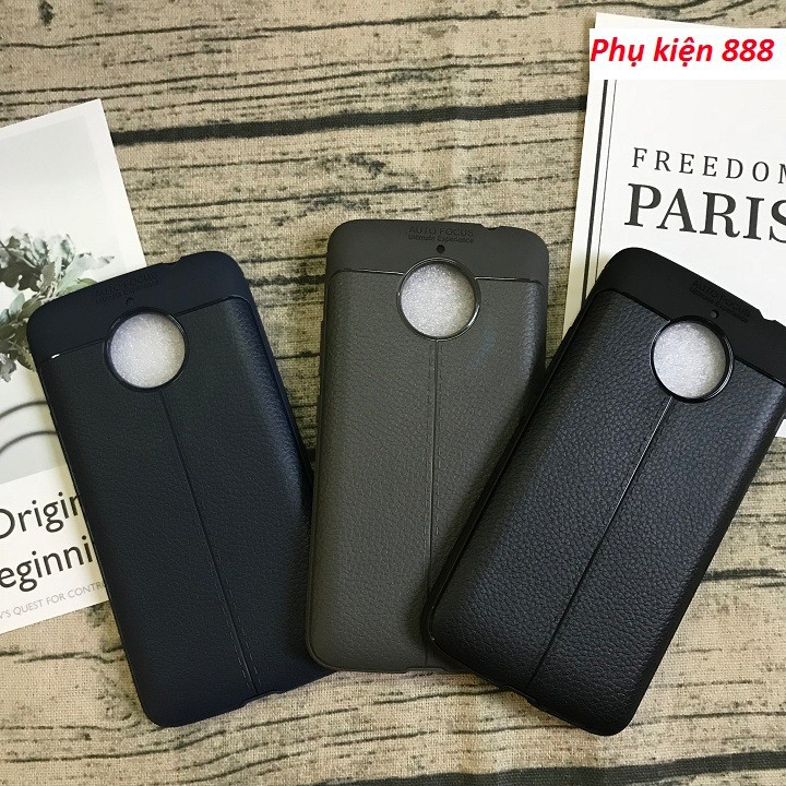 Ốp lưng Motorola Moto E4 Plus giả da siêu bền