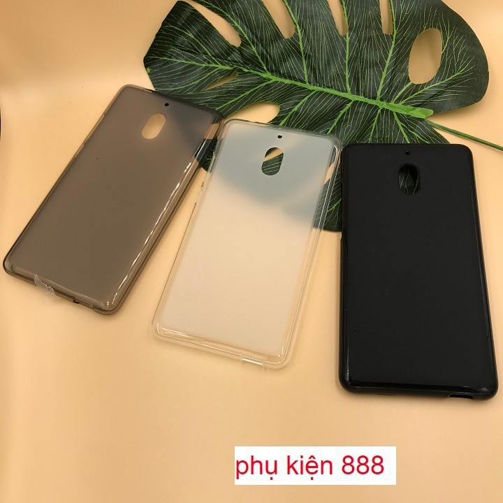 Combo kính cường lực và ốp silicon Nokia 2.1 Full màn Glass