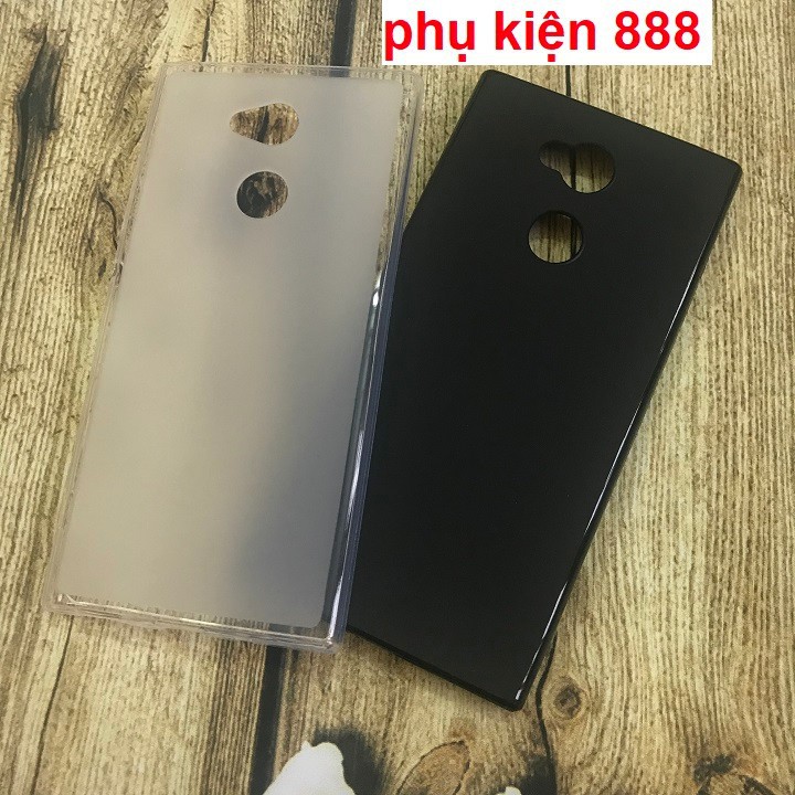 Combo kính cường lực và ốp silicon Sony Xperia XA2 Ultra Glass