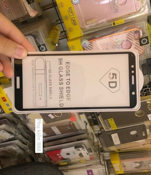 Miếng dán kính cường lực Huawei Y6 Prime 2018 5D Full màn