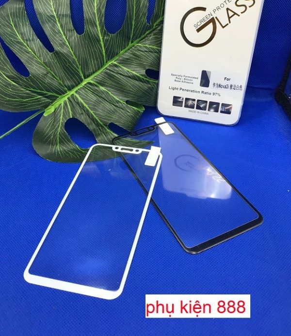 Miếng dán kính cường lực Huawei Nova 3 Full màn viền dẻo Glass