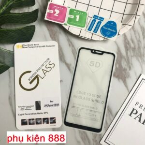 Miếng dán kính cường lực Oppo Realme 2 Full màn 5D Glass