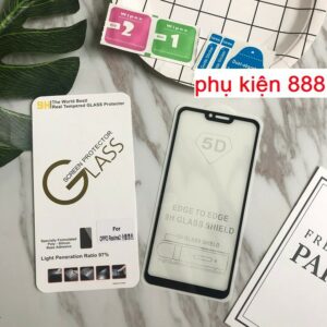 Miếng dán kính cường lực Oppo Realme C1 Full màn 5D Glass