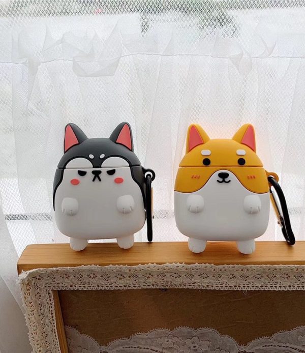 Ốp airpods Corgi, Husky - PK422