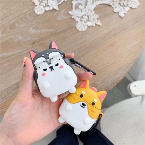 Ốp airpods Corgi, Husky - PK422