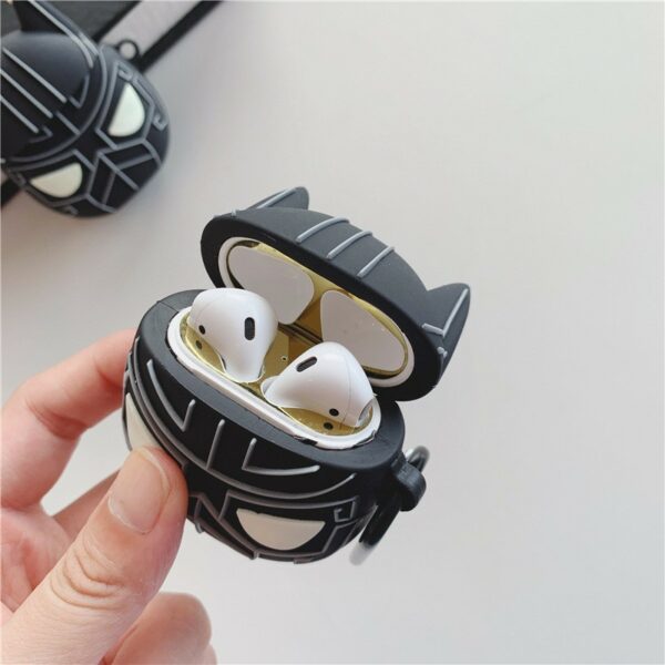 Ốp airpods báo đen dạ quang - PK428
