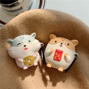 Ốp Airpods 1/2 Chuột may mắn - PK491