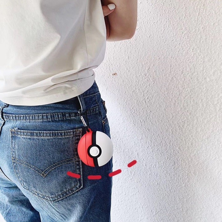 Ốp Airpods Pro silicone bóng Pokemon - PK441