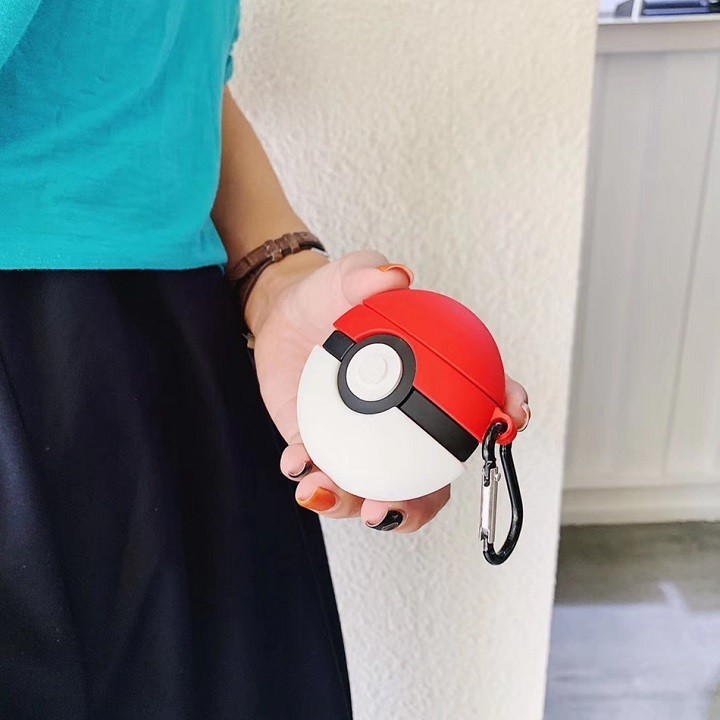 Ốp Airpods Pro silicone bóng Pokemon - PK441
