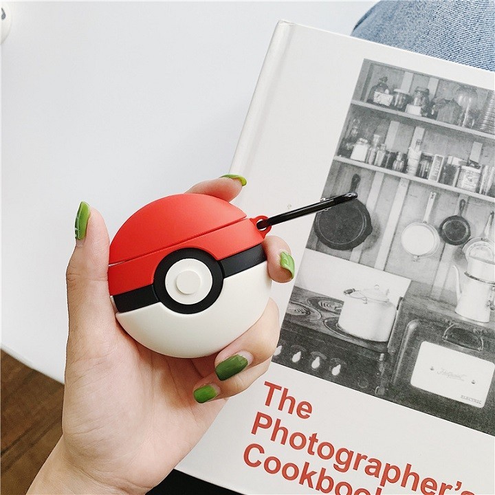 Ốp Airpods Pro silicone bóng Pokemon - PK441