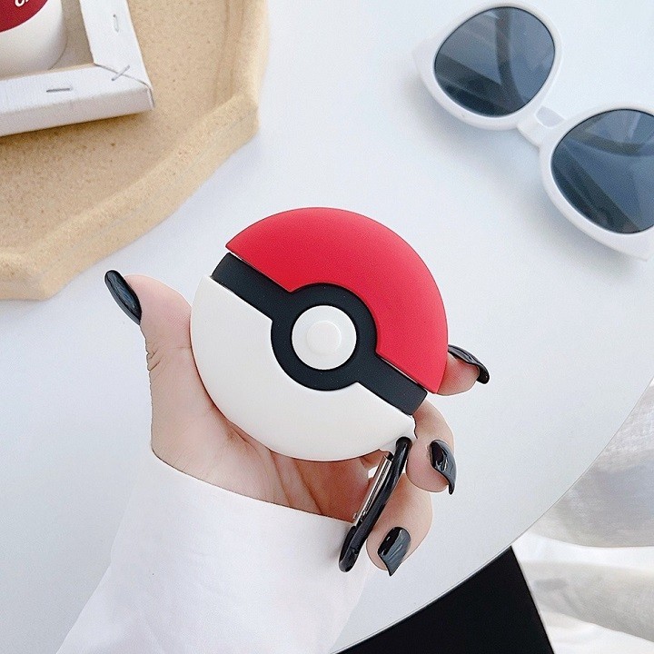 Ốp Airpods Pro silicone bóng Pokemon - PK441