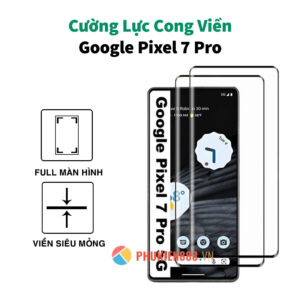 Kính cường lực Google Pixel 7 Pro cong viền Glass 9H