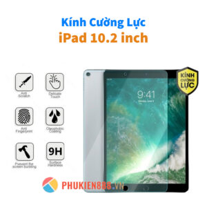 Kính cường lực iPad 10.2 inch (Gen 7/8/9) Glass 9H