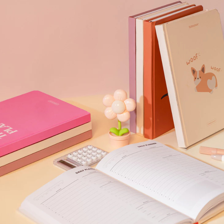 Sổ planner không ghi ngày tháng Sommer A5 giấy 120gsm