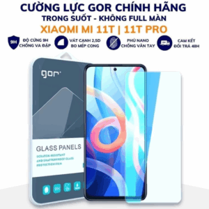 Kính cường lực Xiaomi Mi 11T/ Mi 11T Pro Gor chống vân tay không full màn