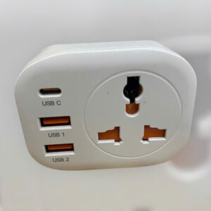 Ổ Điện Đa Năng P08 2500W Sử Dụng Nhiều Ổ Cắm Có USB và Type C Kiểu Đáng Nhỏ Gọn, Ổ Cắm Mini, Hỗ Trợ Sạc Nhanh