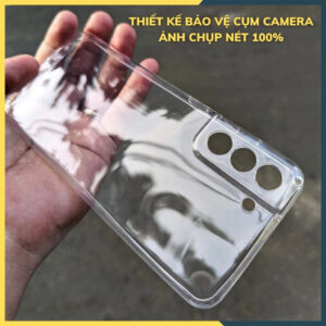 Ốp lưng silicon Gor Samsung S25 trong suốt chính hãng bảo vệ camera