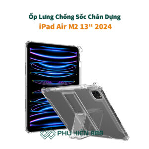 Ốp Lưng Chống Sốc iPad Air M2 13 inch 2024 Kèm Chân Dựng Có Khay Để Bút