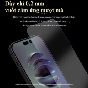 Kính cường lực cho iPhone 11 Pro Max Nillkin H + Pro 0,2MM 2,5D Film hạn chế vân tay