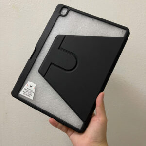 Bao da iPad Gen 9 10.2 inch Thông minh Xoay 720° Ngang Dọc mặt lưng Acrylic có khay để bút