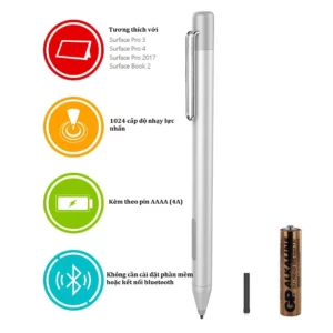 Bút Active Stylus ME-MPP303 cho Surface Pro & Surface Laptop – Viết, Vẽ Mượt Như Bút Thật