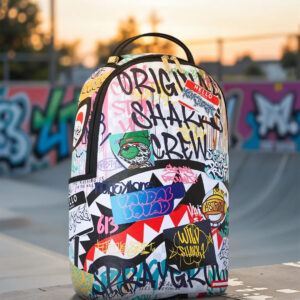 Balo Share Sprayground Backpack Shark In Paris The Rizz Cream